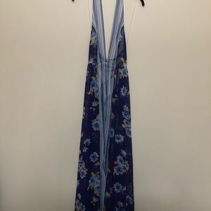 VS flowy maxi sheer lingerie robe/cover-up